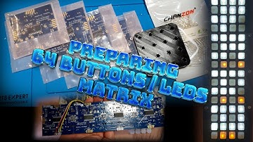 PREPARING ADAFRUIT TRELLIS THE 64 BUTTONS MATRIX #electronic #diy #adafruit #arduino