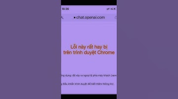 ChatGPT báo lỗi và cách khắc phục #chatgpt #shorts #short #tamlongson