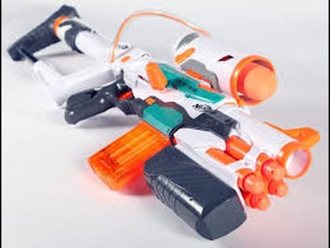 Nerf modulus tri-strike 3 in 1 blaster unboxing and revew - YouTube