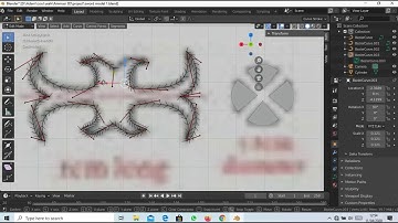 Make Elucidator Sword 3D in Blender  Time Lapse