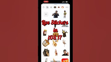 Create custom Live Stickers in iOS 17 Messages app #shorts #apple #ios17 #stickers #iphone #tech