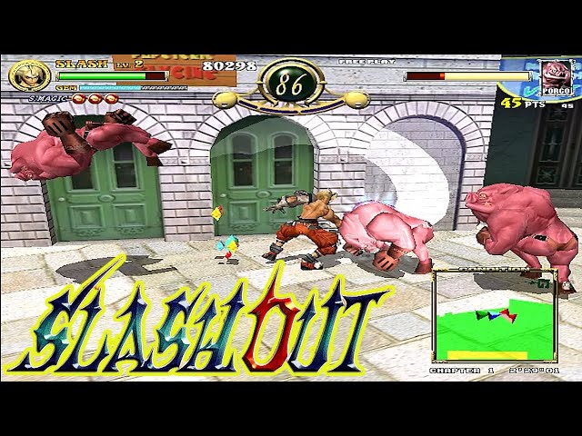 Arcade スラッシュアウト / Slash Out - Full Game - YouTube