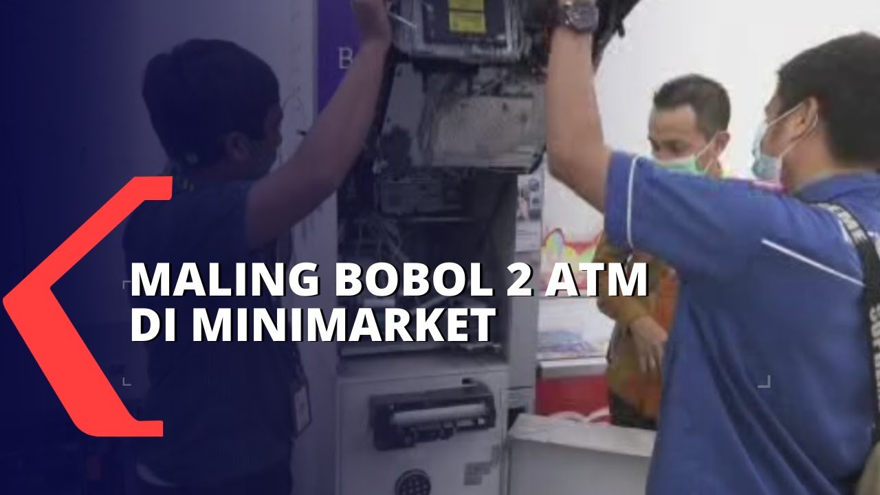 Dua Mesin ATM di Minimarket Dibobol Maling, Rp 300 Juta Raib