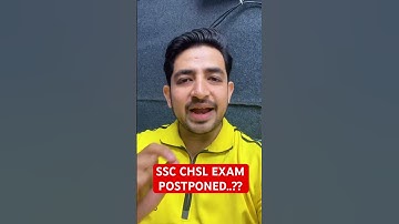 SSC CHSL EXAM POSTPONED..?? #sscchsl2025 #sscreform2025 #ravindersir
