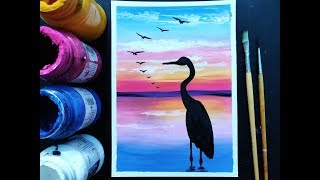 poster painting colour easy beginners