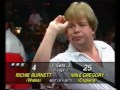 Darts European Masters 1995 Semi Final Gregory vs Burnett