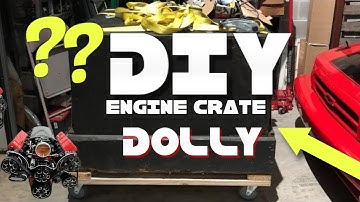 DIY engine crate dolly HACK