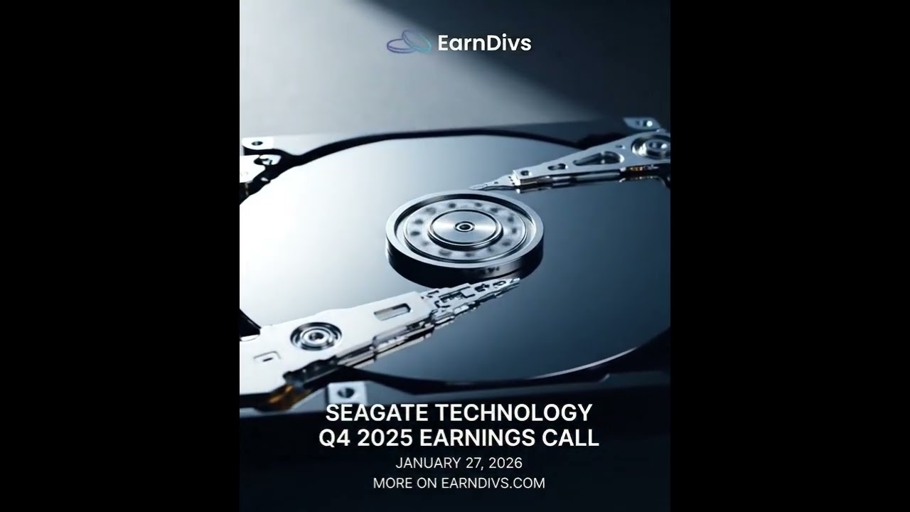 $STX to make their earnings announcement for Q4 2025 this afternoon! 💿