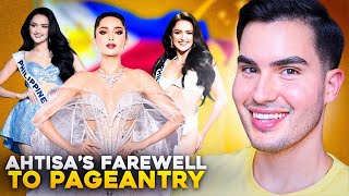 Ahtisa Manalo's volledige Miss Universe 2025-optredenreactie | Afscheid van de pracht en praal