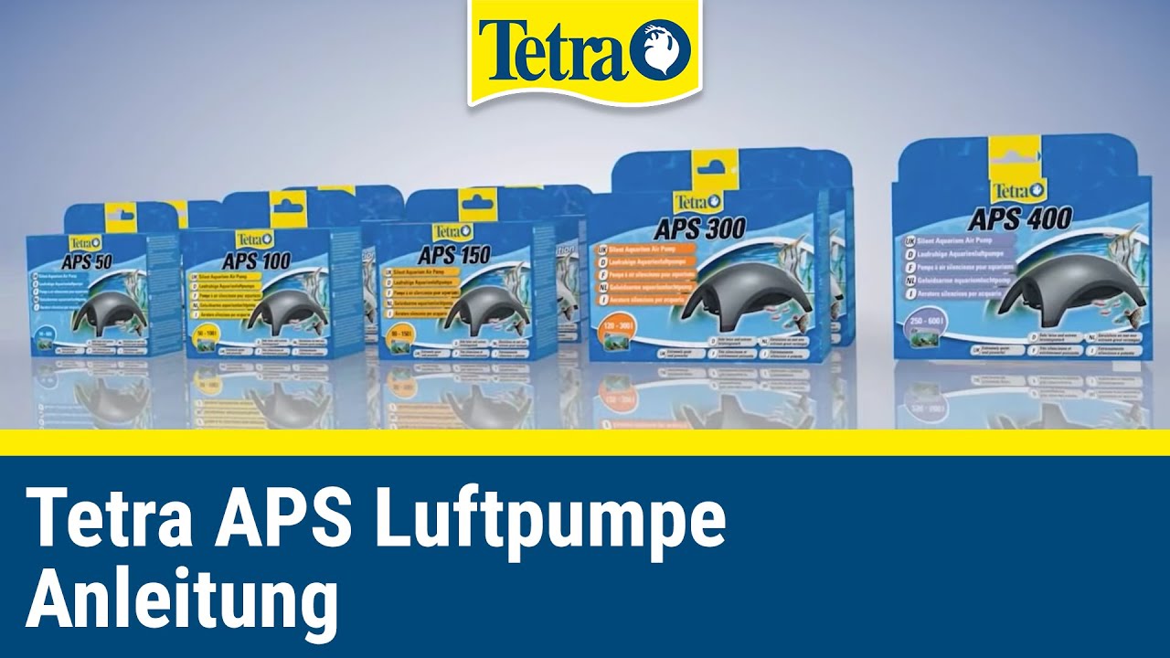 Tetra APS 150 Aquarienluftpumpe sehr leise Luftpumpe für 80-150l Aquarium, Luftpumpen, Aquaristik
