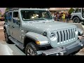 2020 JEEP WRANGLER SAHARA NORTH EDITION STING GRAY 4 DOOR WALK AROUND OVERVIEW 2020 CHICAGO SHOW