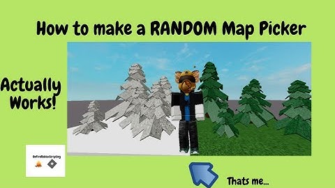 How to make a RANDOM Map Picker Roblox Studio! (DOESN"T WORK ANYMORE)