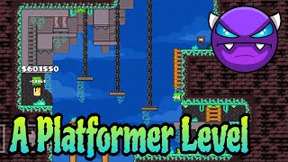 A Platformer Level by Flocab ALL COINS (Easy Demon) - Geometry Dash 2.2