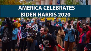 More Celebrations Erupt across the US after Biden win | 2020 Election Video Compilation