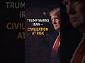 Trump Warns Iran — Civilization at Risk