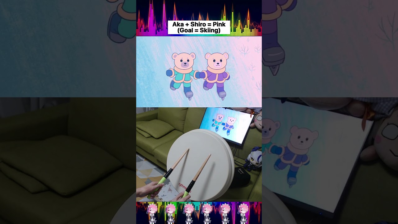 Aka❤️ Shiro🤍 Pink🩷 (Single)  - Bits & Bops with Drums 🥁