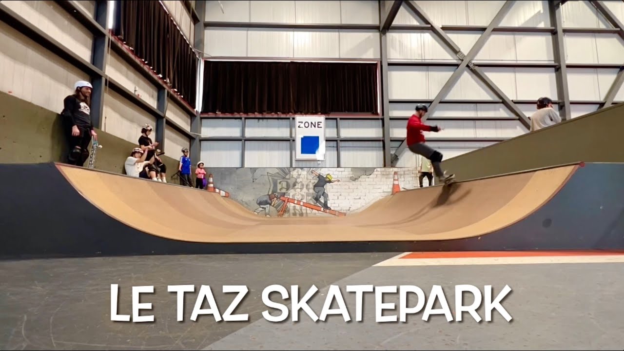 Le Taz Skatepark 🇨🇦 AWESOME Mini-Ramp! 