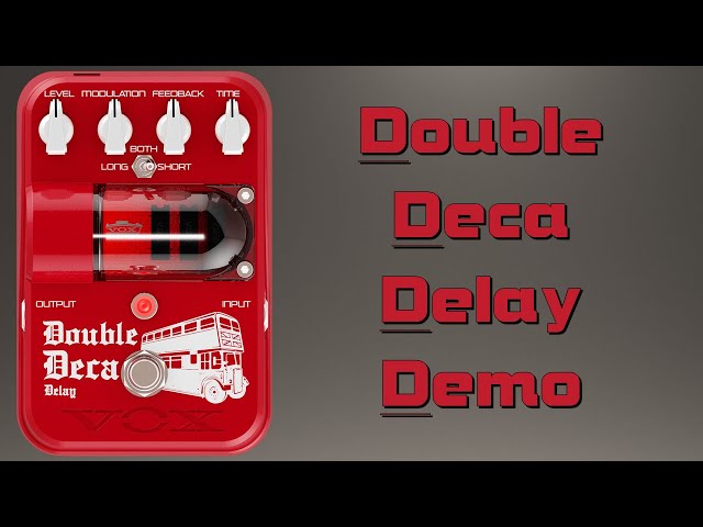 Vox Double Deca Delay - Demo - YouTube