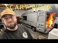 CUTTING HOLES IN THE CAMPERVAN! - EP2