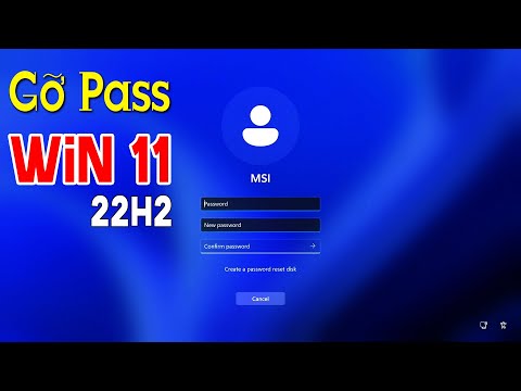 Gỡ bỏ hoặc thay đổi password đăng nhập trên Win 11 22H2