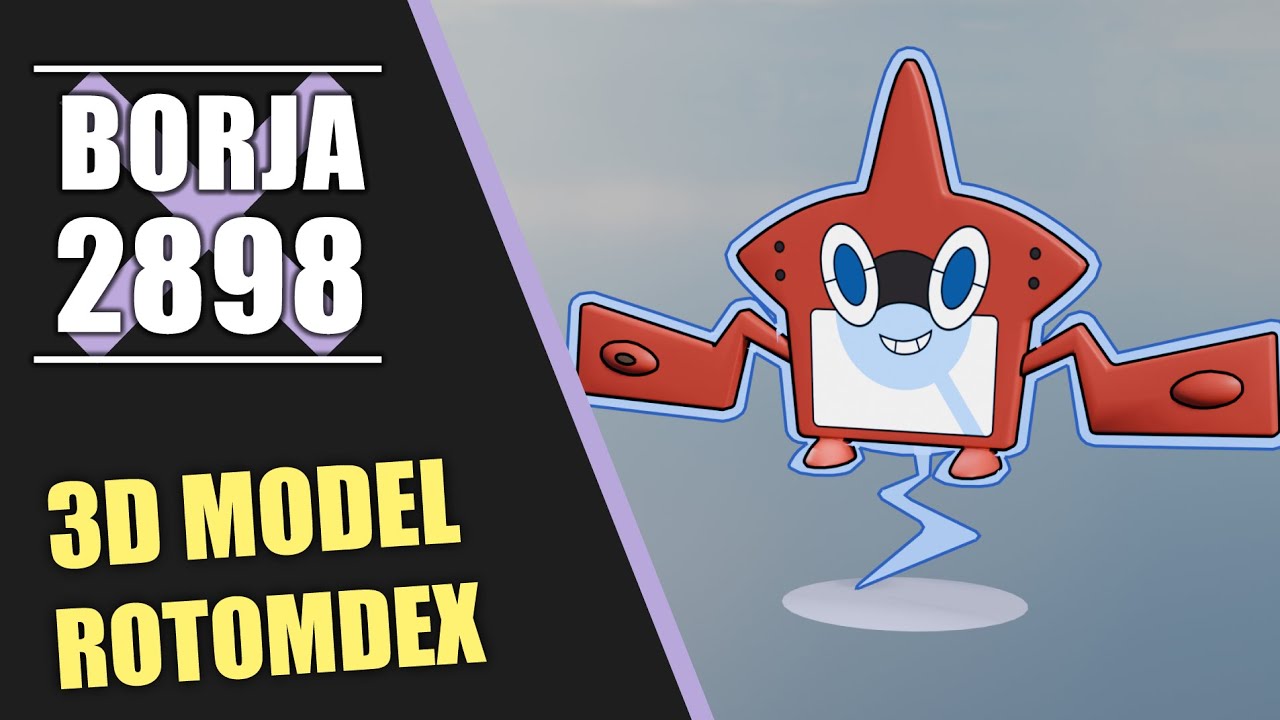 Pokémon • Rotomdex • 3D Model #pokemon #fusion #pokemongo - YouTube