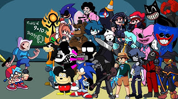 FNF Corrupted hero - But Everyone Sings It 🎤 (Different Characters Sing It)VS Finn pibby fnf