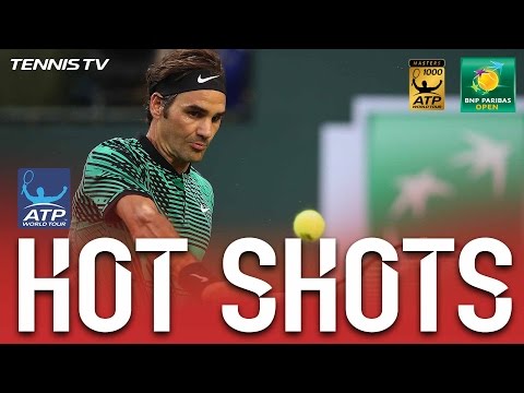 Hot Shots: Federer Thumps Twin Backhands vs. Nadal At Indian Wells 2017