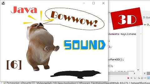 Java 3D: How to Make a Pomeranian Model Bark When It Jumps (with Source Code)