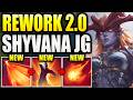RIOT REWORKED SHYVANA JUNGLE AGAIN... This Build is INSANE!