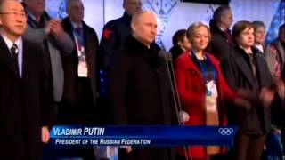 Путин Открывает Олимпиаду 2014