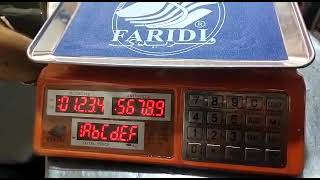 Faridi Acs Calibration,Computer scale setting,#Fardiscale #10kg #40kg #digitalsce #kg #100kg