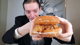 KFC Chicken & Donuts Sandwich Review!