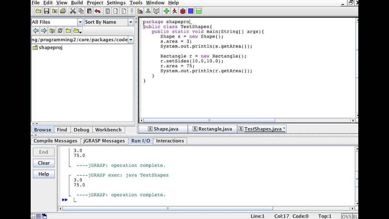 private, public, directory packages and protected