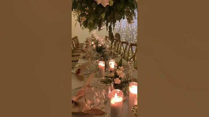 Dinner table decoration setup #love #wedding #birthday bi#event #foryou #party #fyp #music #decor