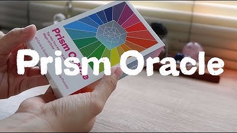 📦🪄 Quick Unboxing of Prism Oracle Deck by Nicole Pivirotto (music and sounds only)