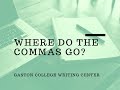 Where Do the Commas Go?