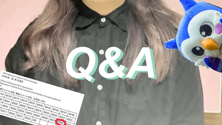 [일본유학 Q&A] #2 “메이지 정보커뮤니케이션학부 소논문과 면접”