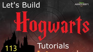 Lets Build Hogwarts in Minecraft Tutorials Part 113. Twin Towers Detailing