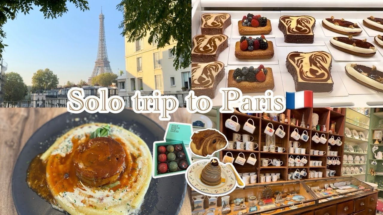 パリ弾丸ひとり旅🇫🇷ミュージアムパスで観光地巡りとパリのグルメを大満喫◎念願のショコラトリー巡りも🍫