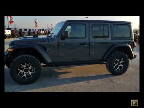 2020-jeep-wrangler-4-door-rubicon-sting-gray-advanced-safety-walk-around-review-sold!-20j70