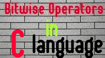 Bitwise Operators in C language in hindi|| Bit manipulation in c language in Hindi
