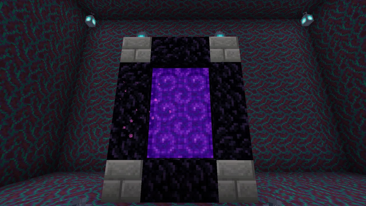 How To Make A Nether Portal in Minecraft Without Any Diamonds YouTube