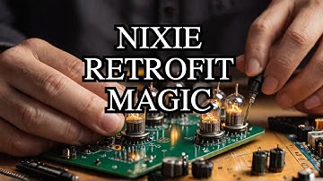 Nixie Thermometer Backlight retrofit