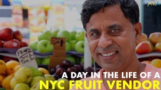 Day in the Life of a NYC FRUIT VENDOR!