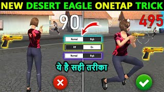 DESERT EAGLE Auto Headshot Trick 😈 [Secret DESERT EAGLE Headshot Setting & Sensitivity⚙️] screenshot 1