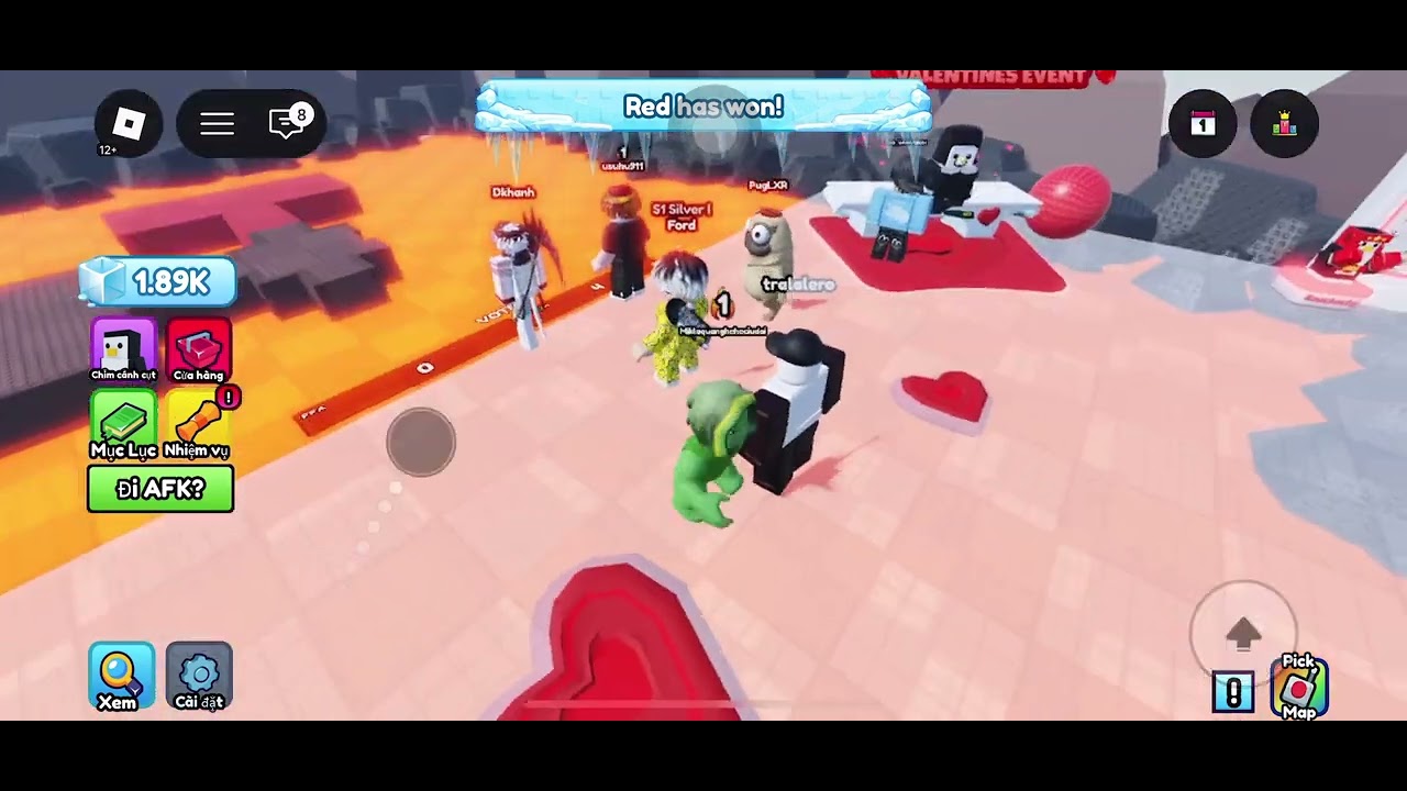 Lần đầu quay chơi game k.o trong roblox