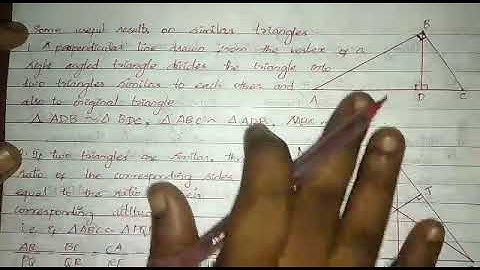 Some useful results on similar triangles-1