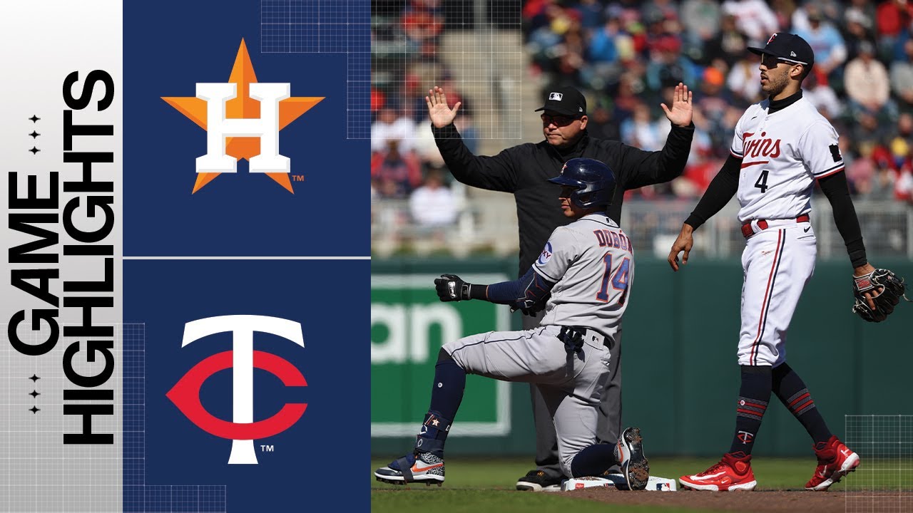 Astros vs. Twins Game Highlights (4/7/23) MLB Highlights YouTube