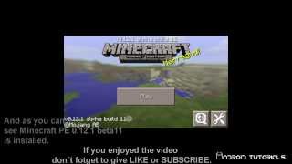 |SHORT TUTORIAL| How to download Minecraft PE 0.12.1 beta11 for free screenshot 5