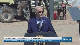 Hear Biden's speech after tour of Arizona Intel Campus